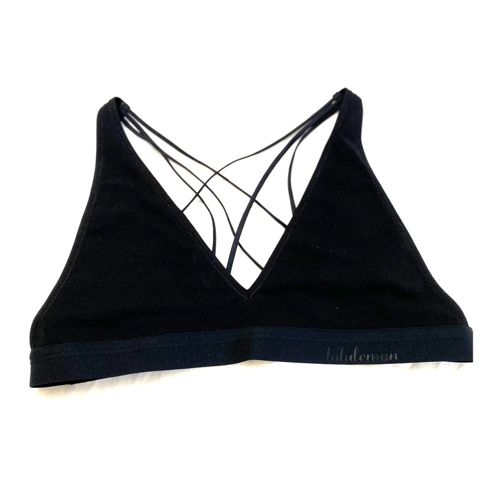 Lululemon Strappy Black Bralette